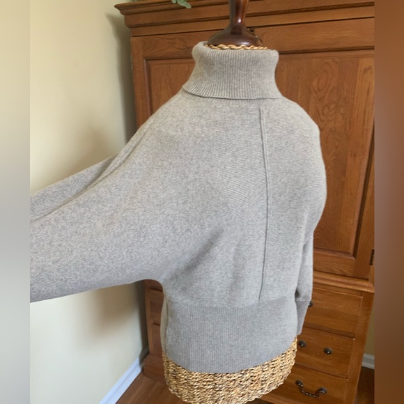 Loft wool cashmere blend dolman turtleneck - Picture 2 of 6